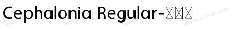 Cephalonia Regular字体转换